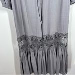 Rusty USA bell bottom jumpsuit w/ lace detail women’s size s bohemian Purple Photo 4