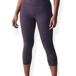 Lululemon In Movement Cropped Leggings Black Currant Purple W6AHJS Womens Size 6 Photo 0