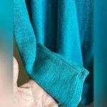 Disney Aladdin Teal Cardigan Sweater with Waterfall Design open front w design Photo 7