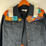 Ami Black Jacket Size Large Handmade Halloween Quilt Patches Lace Ruffle Vintage Photo 1