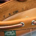 White Mountain Boat Shoes Leather Loafer Moccasins Tan Size 7B Women's Photo 10