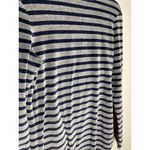 T Alexander Wang Dress Size S NEW Women's Velour Long Sleeve Turtle Neck Stripe Gray Photo 4