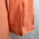 Anthropologie Coral Orange Half Sleeve Light Weight Top by Cloth & Stone XS Photo 4