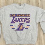 New / Lakers Sweatshirt / custom Gray Size L Photo 4