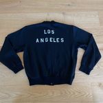 Los Angeles Bomber Jacket in Black and White Size M Photo 1
