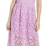 ASTR  the Label Lace A Line Midi Dress Size Medium Purple Photo 0