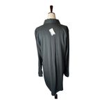 Michael Stars  Dress Women Large Black Collared Long Sleeve Shirt Dress Mini NWT‎ Photo 1