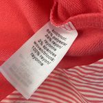 Maurice's Coral Stripe Ruched 3/4 sleeve top Scoop Neck Size medium NWT Photo 7