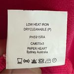 Paper Heart Women’s  Fuchsia Pink Slip‎ Dress Size XS Adjustable Strap Side Slit Photo 6