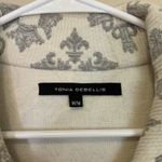 Tonia‎ Debellis Jacket in Black Gray White Full zip Collar Pockets Womens Medium Photo 3