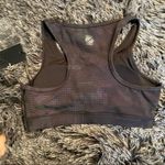 NWT Zumba Reflective High Neck Scoop Bra Black Black Size XS Photo 4