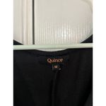 Quince  Black Ribbed Sleeveless Scoop Neck Ankle Length Henley Jumpsuit Photo 4