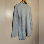 SALE! Gray Vince Camuto Herringbone Waterfall Sweater Size M Size M Photo 3