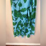 CAbi  Derby Ruffle Floral Wrap Flutter Sleeve Dress Size M Photo 5