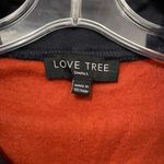 Love Tree NWOT Orange And Blue 3/4 Zip Pullover Photo 2