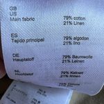 Maje  Pants Palmier‎ Beige Linen Blend Size 34 US XS Trousers Designer Minimalist Photo 5