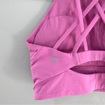 Lululemon Free To Be Serene Bra High Neck Long Line Magenta Glow 6 Photo 4