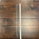 None Silver necklace with spike pendant 16” drop, no clasp Photo 3