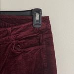 Anthropologie PAIGE Hoxton Ankle Burgundy Red Corduroy Pants size 29 Photo 7