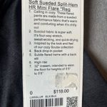 Lululemon  Soft Sueded Split-Hem High-Rise Mini-Flare Pant *Regular Black Size 0 Photo 5