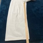 LIONESS Slouchy White Twill Pleated Drawcord Waist Wide-Leg Pants Size S Photo 12