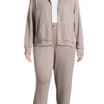 Avia  Pull On Athlesure Pants Size 3X 24W-26W Womens Side Pockets Taupe New Photo 2
