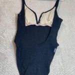 Citrus Black One Piece Deep V Photo 9