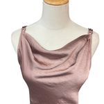 Wilfred Aritzia  Womens Goddess Sleeveless Backless Satin Midi Slip Dress Sz 2XS Photo 3