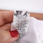 ASOS DESIGN White V Neck String Tie High Cut One Piece Swimsuit Bathing Suit Size 6 Photo 2