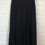 Clio‎ sheer pleated chiffon lined skirt Black Size M Photo 2