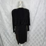 Calvin Klein  Glitter-Knit Gathered-Waist‎ Dress Size 8 NWT Photo 4