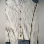 Athleta  creamy white Ribbed Cardigan Sweater XXS Photo 1