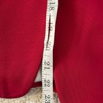 Diane Von Furstenberg  Karl red stretch snap button blazer jacket 12 Photo 6
