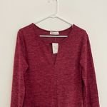 NEW NWT LOVE CRAZY Burgundy Maroon Red Keyhole Cutout Long Sleeve Sheath Dress Size XL Photo 1