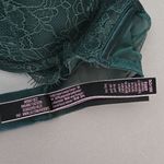 Victoria's Secret 💥Sale! Victoria’s Secret 32C Dark Green Push Up Bra With Rhinestones Photo 6
