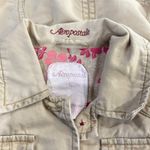 Aeropostale Vintage Jacket Womens M Tan Khaki Long Sleeve Button Down Y2K Photo 5