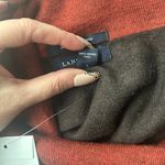 Lands' End Land’s End Women’s Sweater Dress 100% Merino Wool Cowl Neck Size M Dark Brown Photo 3