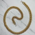 Chunky Double Hook Gold Tone Metal Chain Link Belt Y2K XS/Small (XS/S) ✨ Photo 0