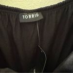 Torrid  Black Off Shoulder Jersey Lace Dress NEW Photo 3