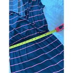 Banana Republic  Womens Dress Medium Surplice Short Sleeve Striped size S Photo 3
