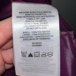 Columbia Purple Sleeveless Full Zip Puffer Vest Photo 5