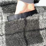 Anthropologie NVLT Berber plaid oversized shirt jacket Shaket size Small Photo 4