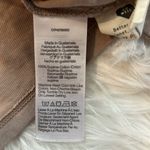 Madewell  Oversized Crop Top Long Sleeve in Coffee Size XS Photo 3