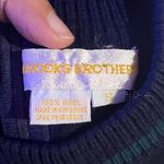 Brooks Brothers  100% wool navy block striped long sleeve dress size S  pocket Photo 13