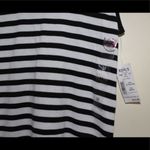SO  | Black and White striped basics tank Photo 1