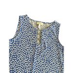 Ivy Lane Blue Polka Dot Sleeveless Collared A Line Dress Size M Size M Photo 4