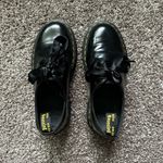 Dr. Martens Black Leather Holly Oxford Tie-Up Loafers Photo 2