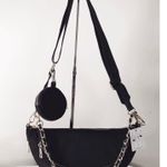 Sondra Roberts Black Faux Suede 3 Way Bag Photo 3