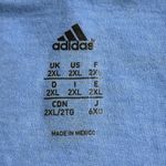 Adidas  women’s size 2XL Memphis 33 light pullover short sleeve Blue T-Shirt nwt Photo 5
