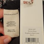 Love Shack Fancy 💕💕 Trevor Dress ~ Raspberry Spice Latte Large L NWT Photo 15